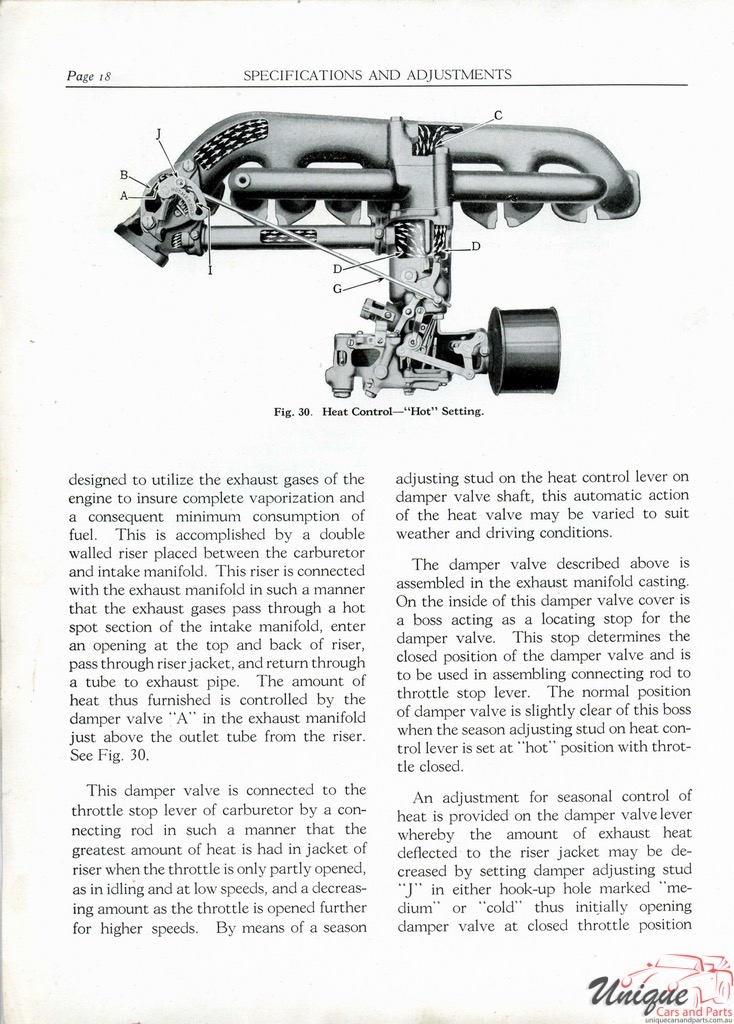 1930 Buick Marquette Specifications Booklet Page 10